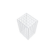 Gabione 100 cm x 60 cm x 50 cm (L x H x T), Maschenweite 10 cm x 10 cm, C-Ring