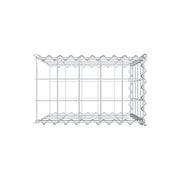 Anbaugabione Typ 2 50 cm x 50 cm x 30 cm (L x H x T), Maschenweite 10 cm x 10 cm, Spirale