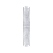 Gabionensäule eckig feuerverzinkt, 27 cm x 27 cm, 200 cm Höhe, MW 5 cm x 5 cm