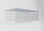 Anbaugabione Typ 4 100 cm x 30 cm x 50 cm (L x H x T), Maschenweite 5 cm x 10 cm, Spirale