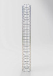 Gabionensäule rund feuerverzinkt, 27 cm Durchmesser, 200 cm Höhe, MW 5 cm x 5 cm