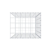 Anbaugabione Typ 2 100 cm x 60 cm x 50 cm (L x H x T), Maschenweite 10 cm x 10 cm, C-Ring