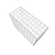 Gabione 100 cm x 80 cm x 40 cm (L x H x T), Maschenweite 10 cm x 10 cm, Spirale