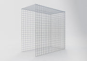 Anbaugabione Typ 4 100 cm x 100 cm x 50 cm (L x H x T), Maschenweite 5 cm x 5 cm, Spirale