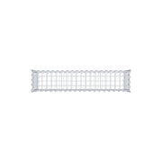 Gabione 100 cm x 40 cm x 20 cm (L x H x T), Maschenweite 5 cm x 5 cm, Spirale