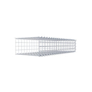 Anbaugabione Typ 2 100 cm x 20 cm x 40 cm (L x H x T), Maschenweite 5 cm x 5 cm, Spirale