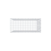 Anbaugabione Typ 4 100 cm x 90 cm x 40 cm (L x H x T), Maschenweite 5 cm x 10 cm, C-Ring