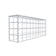 Anbaugabione Typ 3 100 cm x 40 cm x 20 cm (L x H x T), Maschenweite 10 cm x 10 cm, Spirale