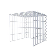 Anbaugabione Typ 4 40 cm x 40 cm x 40 cm (L x H x T), Maschenweite 5 cm x 10 cm, Spirale