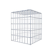 Anbaugabione Typ 3 50 cm x 40 cm x 40 cm (L x H x T), Maschenweite 5 cm x 10 cm, C-Ring