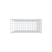 Anbaugabione Typ 2 100 cm x 70 cm x 30 cm, Maschenweite 5 cm x 10 cm, C-Ring
