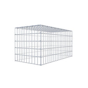 Anbaugabione Typ 3 100 cm x 50 cm x 50 cm (L x H x T), Maschenweite 5 cm x 10 cm, C-Ring