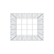 Anbaugabione Typ 3 100 cm x 60 cm x 50 cm (L x H x T), Maschenweite 10 cm x 10 cm, C-Ring