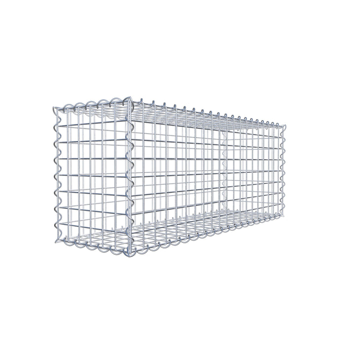Gabione 100 cm x 40 cm x 30 cm (L x H x T), Maschenweite 5 cm x 5 cm, Spirale