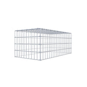 Anbaugabione Typ 3 100 cm x 40 cm x 50 cm (L x H x T), Maschenweite 5 cm x 10 cm, C-Ring