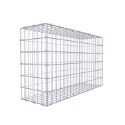 Gabione 100 cm x 60 cm x 30 cm (L x H x T), Maschenweite 5 cm x 10 cm, C-Ring