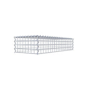 Anbaugabione Typ 3 100 cm x 20 cm x 40 cm (L x H x T), Maschenweite 5 cm x 5 cm, Spirale