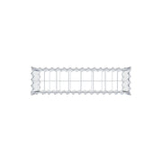 Gabione 80 cm x 40 cm x 20 cm (L x H x T), Maschenweite 10 cm x 10 cm, Spirale