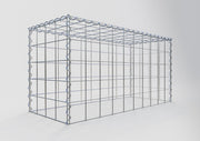 Anbaugabione Typ 3 100 cm x 50 cm x 40 cm (L x H x T), Maschenweite 10 cm x 10 cm, Spirale