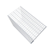 Anbaugabione Typ 2 100 cm x 70 cm x 50 cm (L x H x T), Maschenweite 5 cm x 10 cm, Spirale