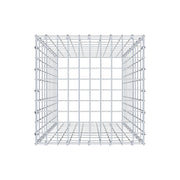 Anbaugabione Typ 3 100 cm x 50 cm x 50 cm (L x H x T), Maschenweite 5 cm x 10 cm, C-Ring
