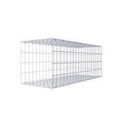 Anbaugabione Typ 2 100 cm x 40 cm x 40 cm, Maschenweite 5 cm x 10 cm, C-Ring