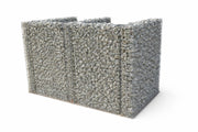 Gabionen Mülltonnenbox Anbauelement - Erweiterung für 60-120 l Mülltonnen, 115 cm Höhe