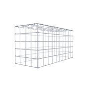 Anbaugabione Typ 3 100 cm x 50 cm x 40 cm (L x H x T), Maschenweite 10 cm x 10 cm, C-Ring