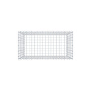 Anbaugabione Typ 3 100 cm x 100 cm x 50 cm (L x H x T), Maschenweite 5 cm x 10 cm, C-Ring