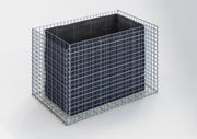 Kuvido Hochbeet eckig 130 cm x 80 cm x 80 cm (L x H x T), Maschenweite 5 x 5 cm, Wandstärke 10 cm