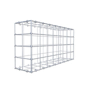 Gabione 80 cm x 40 cm x 20 cm (L x H x T), Maschenweite 10 cm x 10 cm, C-Ring