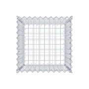 Gabione 50 cm x 50 cm x 50 cm (L x H x T), Maschenweite 5 cm x 5 cm, Spirale