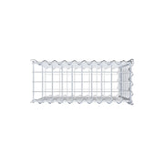 Anbaugabione Typ 2 50 cm x 50 cm x 20 cm (L x H x T), Maschenweite 5 cm x 5 cm, Spirale
