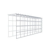 Anbaugabione Typ 4 100 cm x 40 cm x 20 cm (L x H x T), Maschenweite 10 cm x 10 cm, Spirale