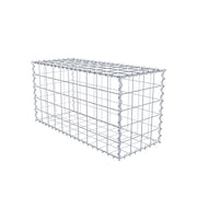 Gabione 100 cm x 50 cm x 40 cm (L x H x T), Maschenweite 10 cm x 10 cm, Spirale