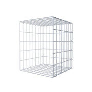 Anbaugabione Typ 2 50 cm x 40 cm x 40 cm, Maschenweite 5 cm x 10 cm, C-Ring