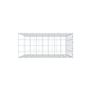 Anbaugabione Typ 2 100 cm x 90 cm x 40 cm (L x H x T), Maschenweite 10 cm x 10 cm, C-Ring
