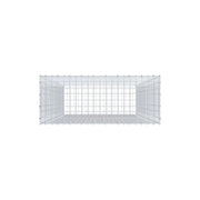 Gabione 200 cm x 100 cm x 40 cm (L x H x T), Maschenweite 5 cm x 5 cm, C-Ring