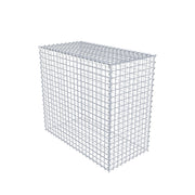Gabione 100 cm x 90 cm x 50 cm (L x H x T), Maschenweite 5 cm x 5 cm, Spirale