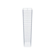 Gabionensäule eckig 37 cm x 37 cm, 200 cm Höhe, MW 5 cm x 10 cm