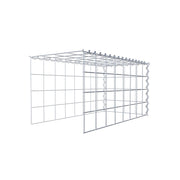 Anbaugabione Typ 4 80 cm x 40 cm x 40 cm (L x H x T), Maschenweite 10 cm x 10 cm, Spirale