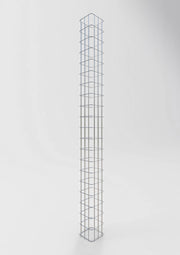Gabionensäule eckig feuerverzinkt, 17 cm x 17 cm, 200 cm Höhe, MW 5 cm x 10 cm