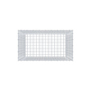 Gabione 100 cm x 90 cm x 50 cm (L x H x T), Maschenweite 5 cm x 5 cm, C-Ring