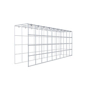 Anbaugabione Typ 4 100 cm x 40 cm x 20 cm (L x H x T), Maschenweite 10 cm x 10 cm, C-Ring