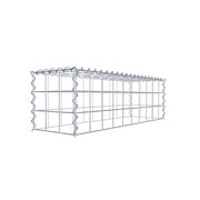 Anbaugabione Typ 3 100 cm x 30 cm x 30 cm (L x H x T), Maschenweite 10 cm x 10 cm, Spirale