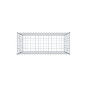 Anbaugabione Typ 3 100 cm x 90 cm x 40 cm (L x H x T), Maschenweite 5 cm x 10 cm, Spirale