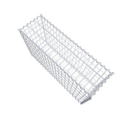 Kuvido Gabionenkorb 100 x 60 x 30 cm (L x H x T)  Verzinktes Stahldrahtgeflecht 4 mm, Maschenweite 5 x 10 cm, Spiralverbinder, rostfreier Gabionenkorb für den Außenbereich, für Steine und Gartengestaltung