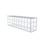 Anbaugabione Typ 2 100 cm x 30 cm x 20 cm (L x H x T), Maschenweite 10 cm x 10 cm, Spirale