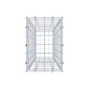 Gabione 100 cm x 20 cm x 30 cm (L x H x T), Maschenweite 5 cm x 10 cm, C-Ring