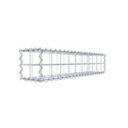 Gabione 100 cm x 20 cm x 20 cm (L x H x T), Maschenweite 10 cm x 10 cm, Spirale